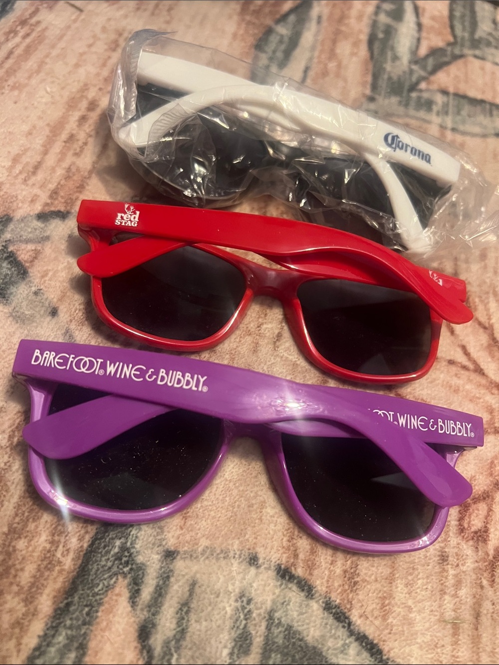 Classic Sunglasses Trio - Corona, Barefootwine, & Red Stag